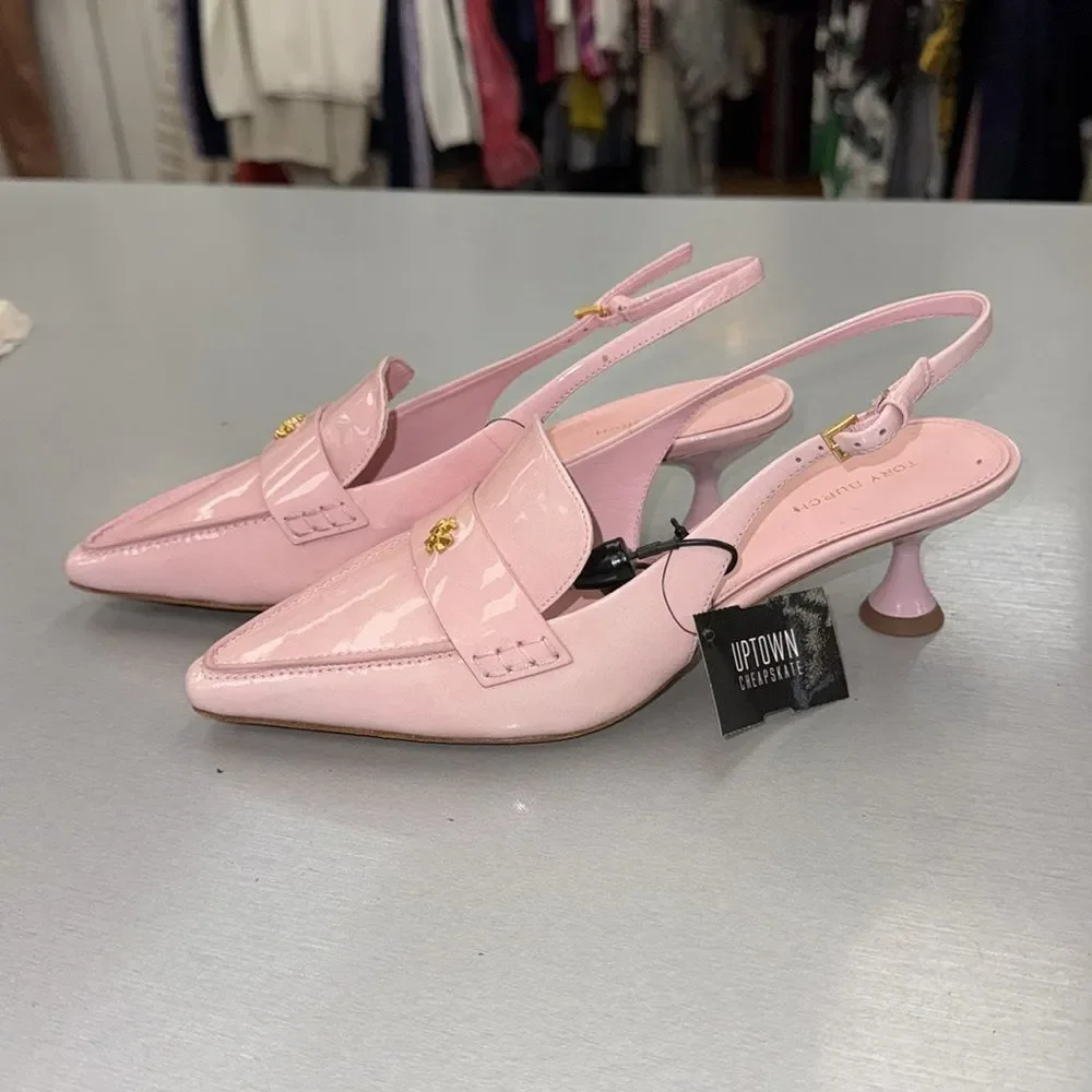Tory‎ Burch Pink Slingback Heels